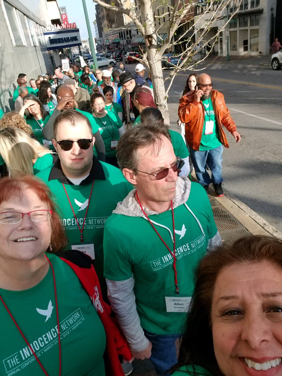 buckeyeginny's tweet photo. From left...me, son Alex, Allen, and Ronnie. #inconf2018 #mlk50th https://t.co/aTnNrTL8MU