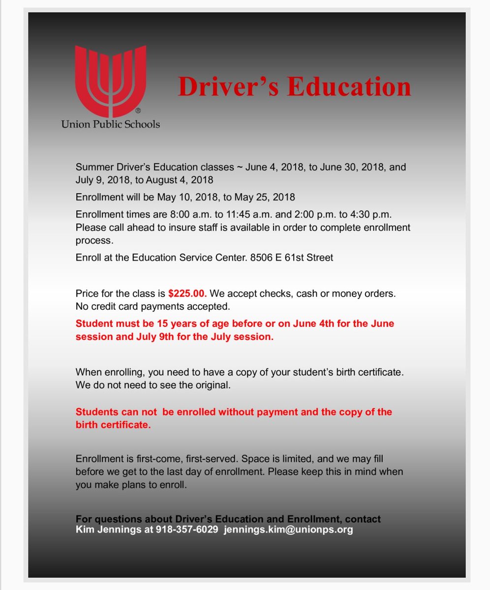 Save the date! 📆 Driver’s Ed fills up quickly! 🚗 #studentdriver #driversed #cleartheroad