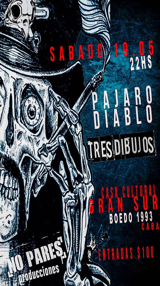 LeanPulpo's tweet photo. Sábado 19 de mayo hago doble turno @TresDibujos y @_PajaroDiablo_  en vivo!!! https://t.co/gWxJPLgW3U