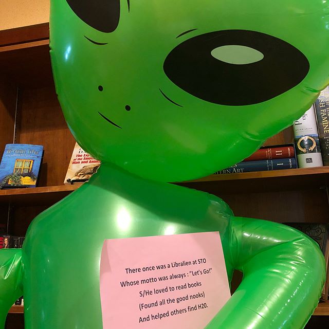 macphaidin_lib's tweet photo. There once was a Libralien at STO
Whose motto was always : βLetβs Go!β
He loved to read books
(Found all the good nooks)
And helped others find H20.
An original limerick by Jane C./Library
#nationalpoetrymonth
#Libralien #stonehillcollege #StonehillLibrary #limerick https://t.co/nLAWulvfmH