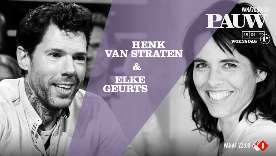 Ze zijn allebei gescheiden @henkvanstraten en <a href="/elkegeurts/">Elke Geurts</a> en schreven er ook allebei een boek over. De gescheiden schrijvers houden elkaar als ‘de verlater’ en ‘de verlatene’ een literaire spiegel voor en trekken samen op. pauw.bnnvara.nl/nieuws/vanavon… #Pauw