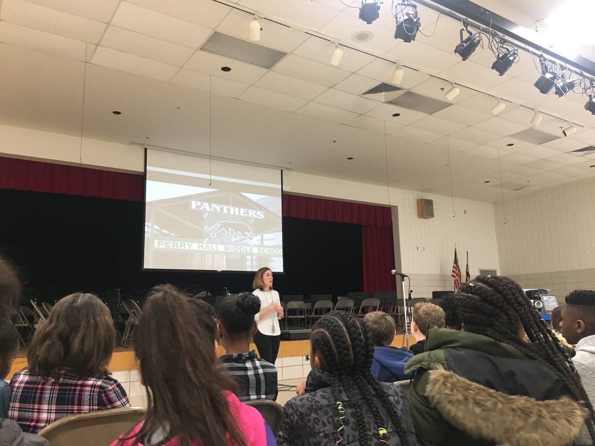 Carney 5th graders visiting Perry Hall Middle! <a href="/NancyAF28/">Nancy Friedman</a> <a href="/JeffTessierBCPS/">Jeffrey Tessier</a> <a href="/CarneyElem/">Carney Elementary</a> <a href="/BCPScounseling/">BCPSSchoolCounseling</a>