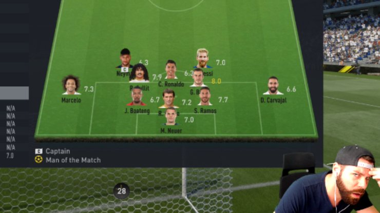 Nick28T's tweet photo. WE ARE LIVE FOR DAY 75!!!!

Yesterday on stream I was a poor version of myself, lets make today better!

Back on #FIFA18, trying to train ourselves in a NEW FORMATION and MAKIN DEM COINZZZZZZ:

https://t.co/qedHQbmPbm https://t.co/5dTA4QE6r5
