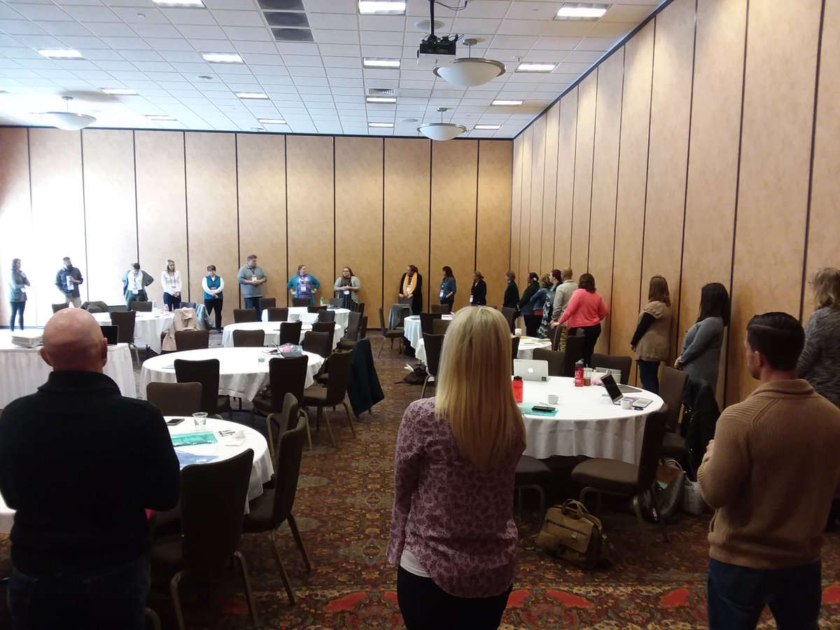 jlandes1's tweet photo. Courageous Conversations Leadership - starting in a community circle! Excited for learning! #ISN2018 https://t.co/6I3zLKKofx