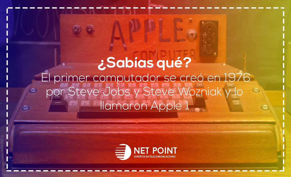 NetPointMty's tweet photo. Primer Computador Apple 1 https://t.co/oiPYN95n90