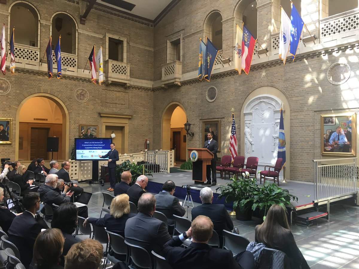Some say we can’t afford to bring #broadband to rural America. I say we can’t afford not to. Thanks to @SecretarySonny &amp; <a href="/USDA/">Dept. of Agriculture</a> for hosting today’s event! Look forward to working w/ you, <a href="/FarmFoundation/">Farm Foundation</a>, <a href="/NTCAconnect/">NTCA-The Rural Broadband Association</a>, <a href="/NRECANews/">NRECA</a>, <a href="/CoBank/">CoBank</a>, many others to close the #digitaldivide.
