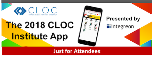 CLOClegal's tweet photo. Let's do this! Going to #CLOC2018? Download the app in the play / app store, search the schedule, map your day, play the games...who's ready to blow the doors off the Bellagio? You can still join us and change the face of #LegalOps. Register at: https://t.co/nbCmaWudgM https://t.co/f9bZkRHma7