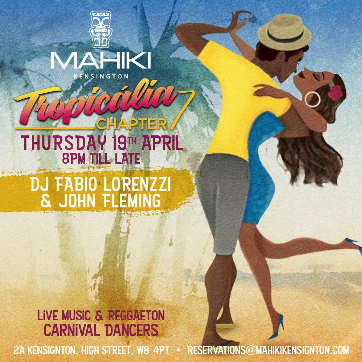 MahikiKen's tweet photo. One more night to go until Tropicalia Chapter 7! See you there for reggaeton, latin beats, live entertainment and a thrilling Thursday night! 🌺#southamericannight #brazilparty #latinnight #nightlife #brazilianparty #reggaetoondon #londonclub #londonevents #londonbar https://t.co/UPxpWcpZiO