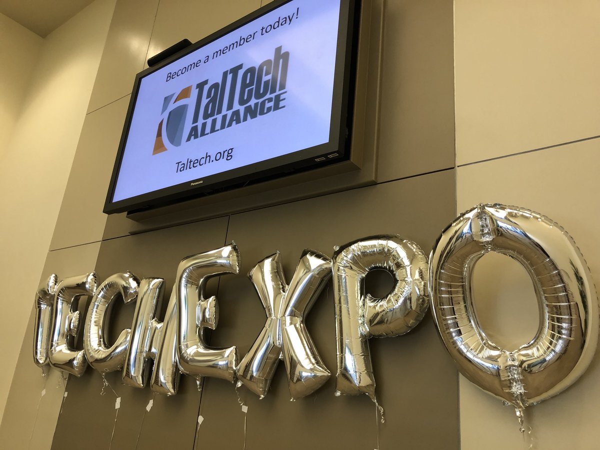 TalTech's tweet photo. Cool things happening at #TalTechExpos! Keynote by @JulieMontanaroW from @WCTV begins at 12:30! #techTLH https://t.co/Td1mCkswIp