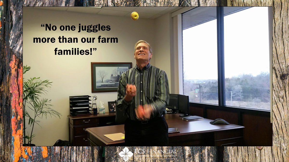 FCSFinancial's tweet photo. It’s #InternationalJugglersDay and we know that no one juggles more than our farm families!  However, as demonstrated by FCS Financial CEO Dave Janish, the #FarmCredit staff come in a close second because they are always juggling to ensure the needs of our member-owners are met. https://t.co/rAxG6YyI4d