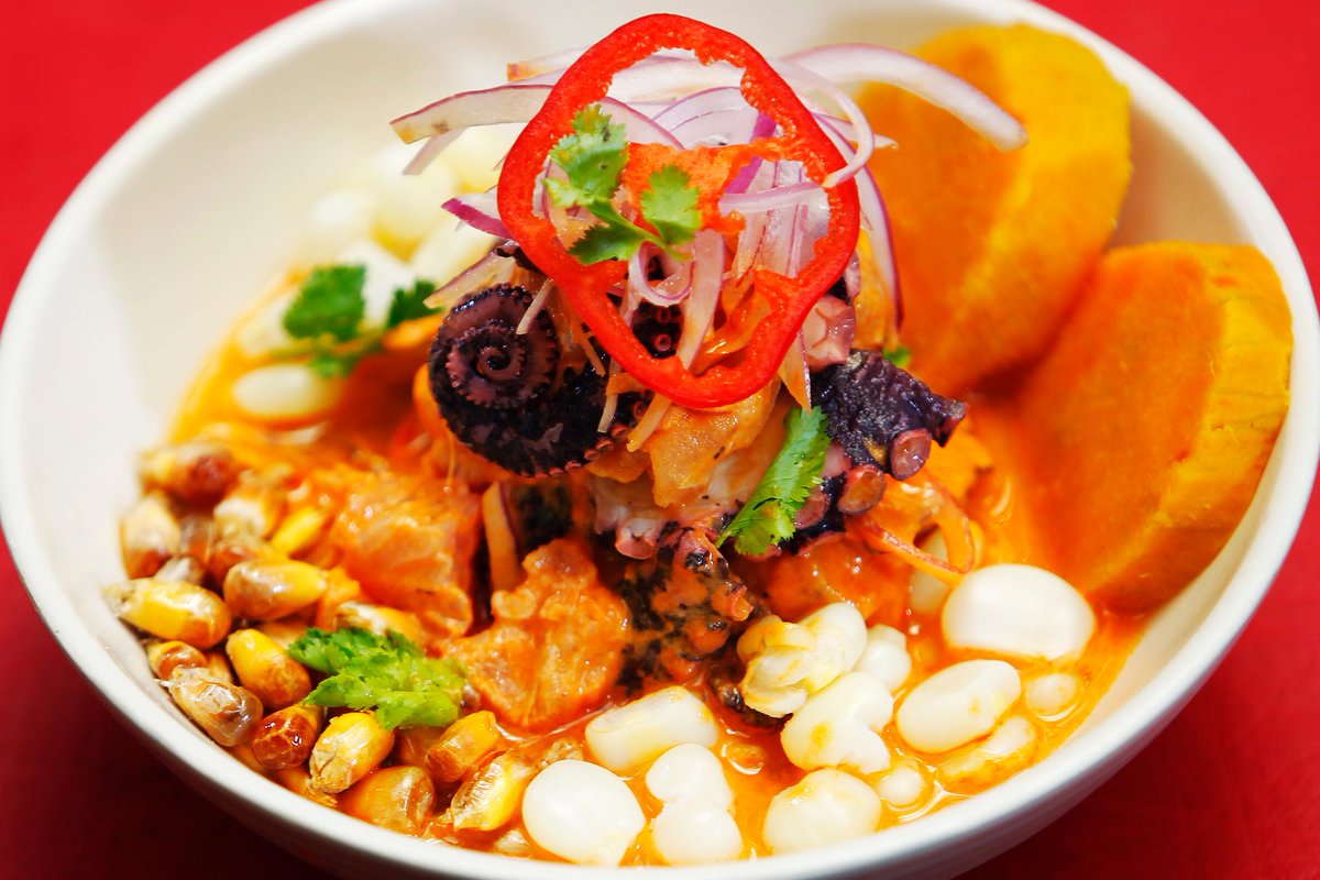 kiru_iquique's tweet photo. Pesca del día y pulpo, leche de tigre con toques de rocoto, camote, choclo y canchitas... ¡mmm! No dejes de probar nuestro Ceviche de Rocoto #cevicheperuano #ceviches #pescadeldia #cavancha #iquique #kirurestaurante #nosvemosenkiru https://t.co/DTtchvUyWU