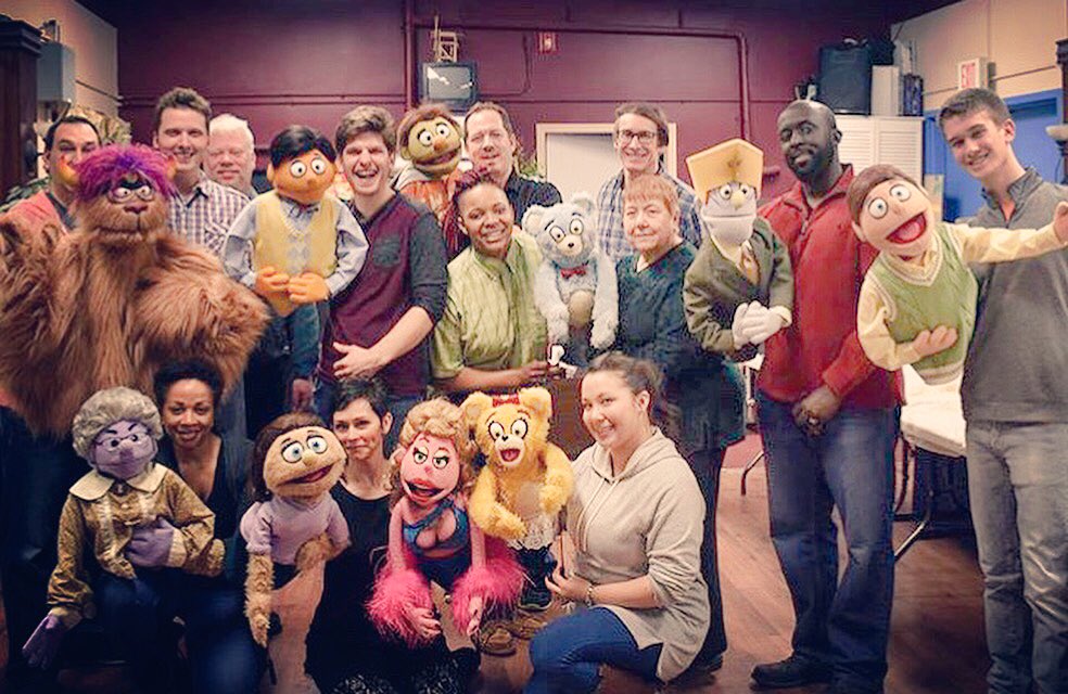 ewt1119's tweet photo. From our last workshop day with Rick Lyon. What an experience that was!☺️🙃 This is the fastest selling show in recent Blackfriars history, so grab your tickets! @blackfriarstheatre #ricklyonandthelyonpuppets #broughttoUbytheletterQ #BTAQ #Rochester https://t.co/WD2BE5ATHZ