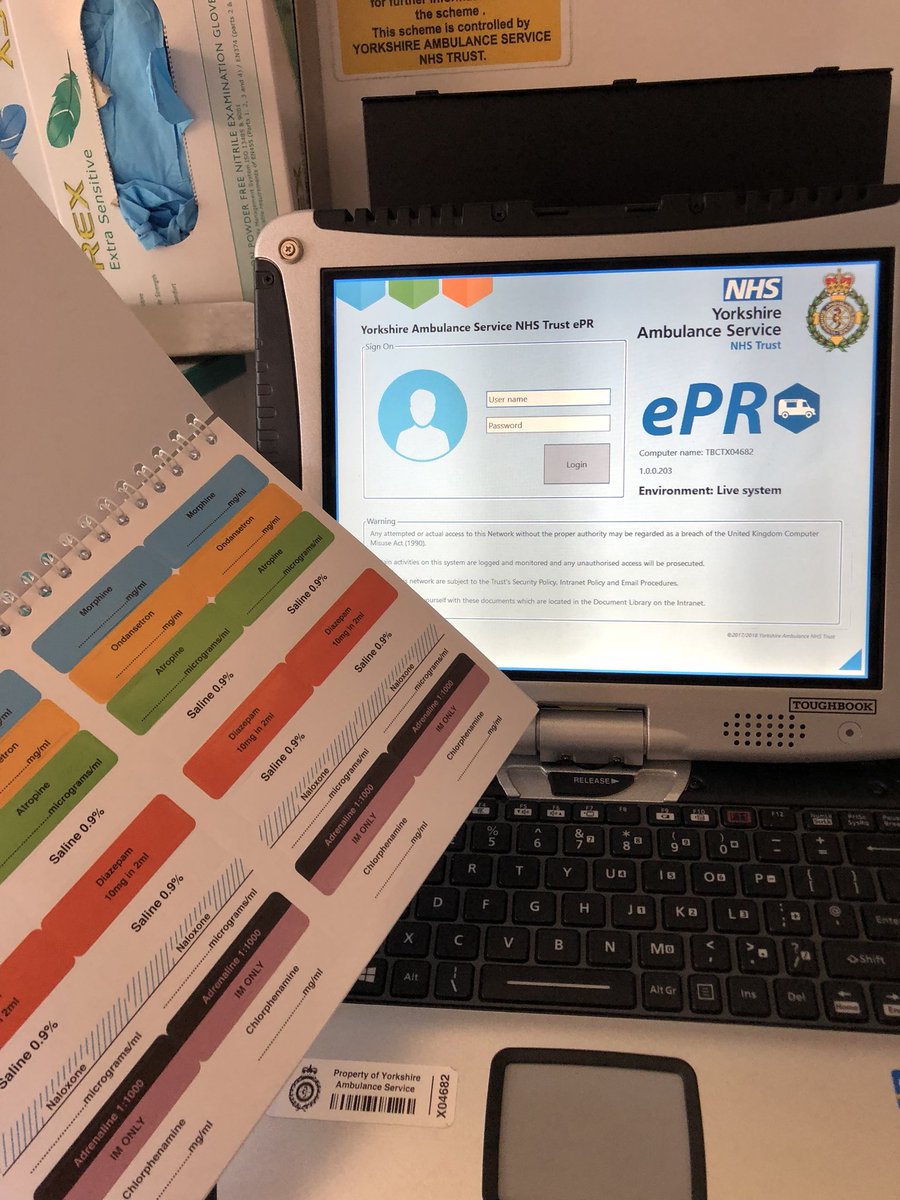 JBPara999's tweet image. Too much excitement for one shift 😂 #EPRF now live and some stickers for my drugs! #TeamYAS #EveningShift #Ambulance #MedShift #Paramedic  #MyEMSNight