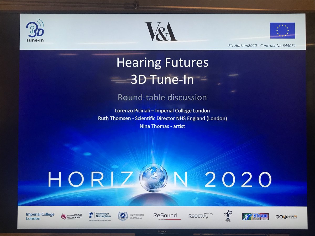 irini_mirena's tweet image. Full house @V_and_A #digitalfutures for @3DTuneIn demos and Hearing Futures discussion today! Thank you to everyone taking part!