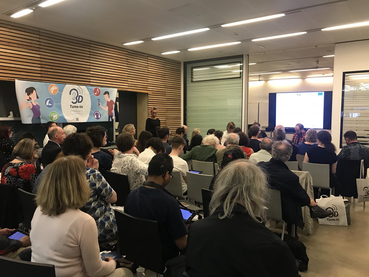 irini_mirena's tweet image. Full house @V_and_A #digitalfutures for @3DTuneIn demos and Hearing Futures discussion today! Thank you to everyone taking part!