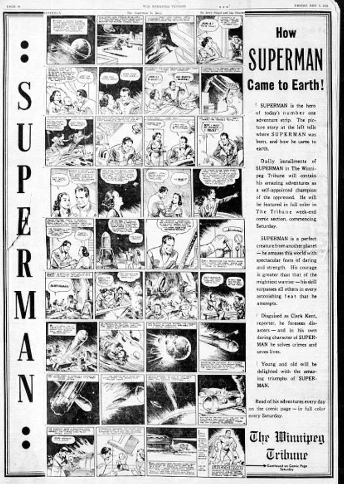 RHarlandSmith's tweet photo. Happy 80th Birthday, Man of Steel! #SupermanInHistory #Superman80 https://t.co/PbLNHAT0xB