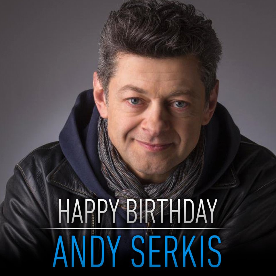 Happy birthday to the man behind Supreme Leader Snoke. message us your birthday wishes for Andy Serkis 