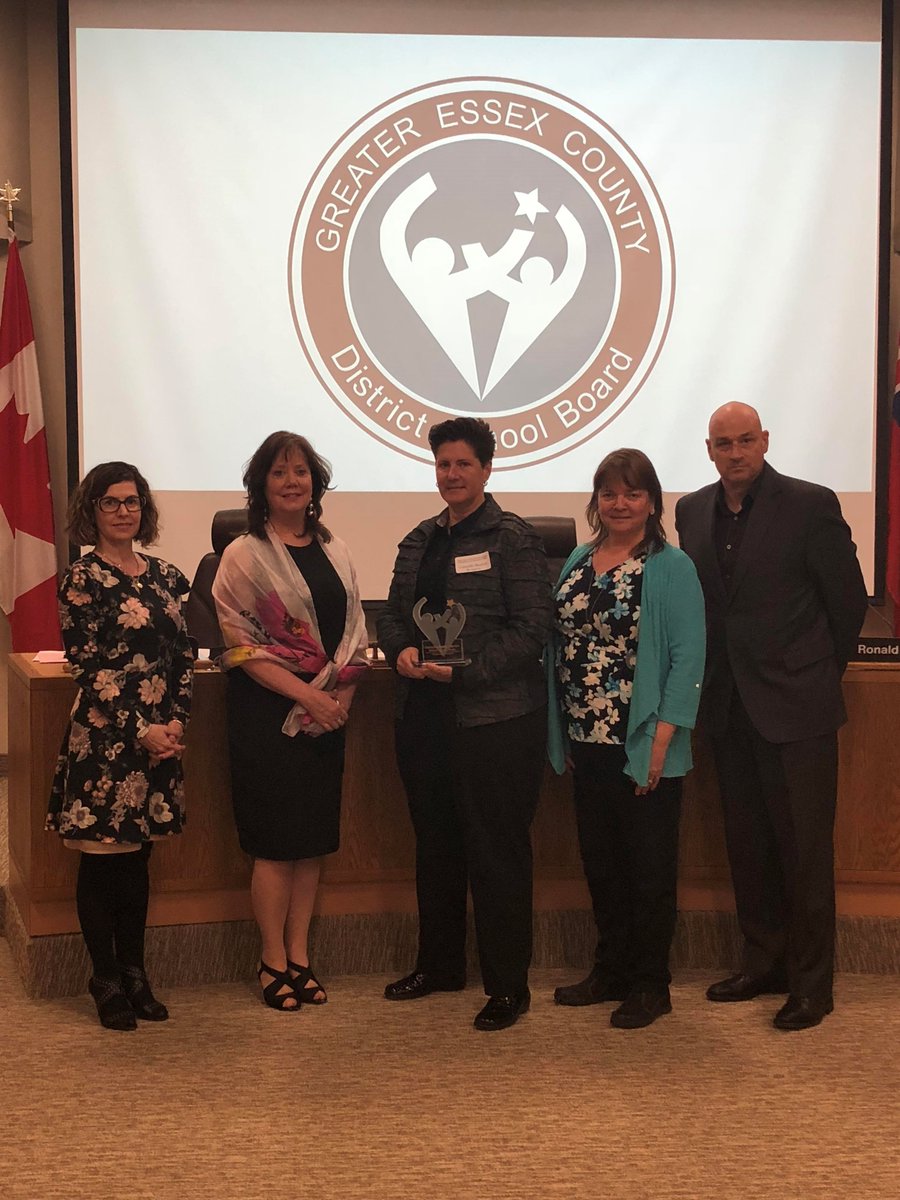 WestviewFreedom's tweet photo. Congrats to Monique Bergeron for receiving the Champions For Education award! @windsorpolice https://t.co/18JuTzvTzg
