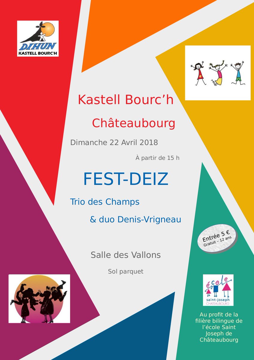 Un nouveau fest-deiz dans le réseau Dihun ! 
Dimanche prochain, le pôle Kastell Bourc'h vous accueille à 15h