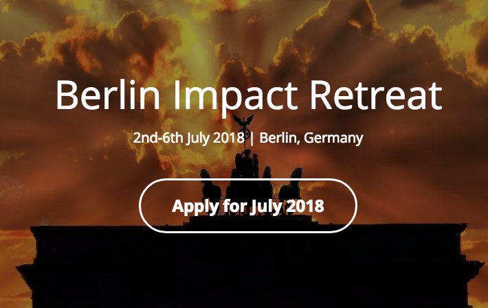 BruceWalker_'s tweet photo. Understanding #purpose & #impact leadership and why it's good for you and for your business! Entrepreneurs are joining us on this epic journey through #Berlin at the Berlin Impact Retreat.
Join us on this adventure - https://t.co/034ieVI61a
#FutureXBerlin https://t.co/AIcMSZYoRB
