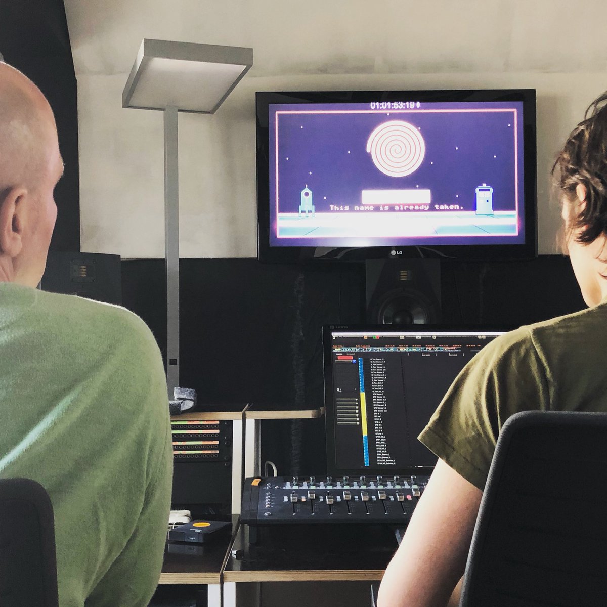 FilmGizmo's tweet image. #Endspurt #allcreatureswelcome #rerecording #mischung #postproduction #funfacts with Thies Mynther  Roman Vehlken