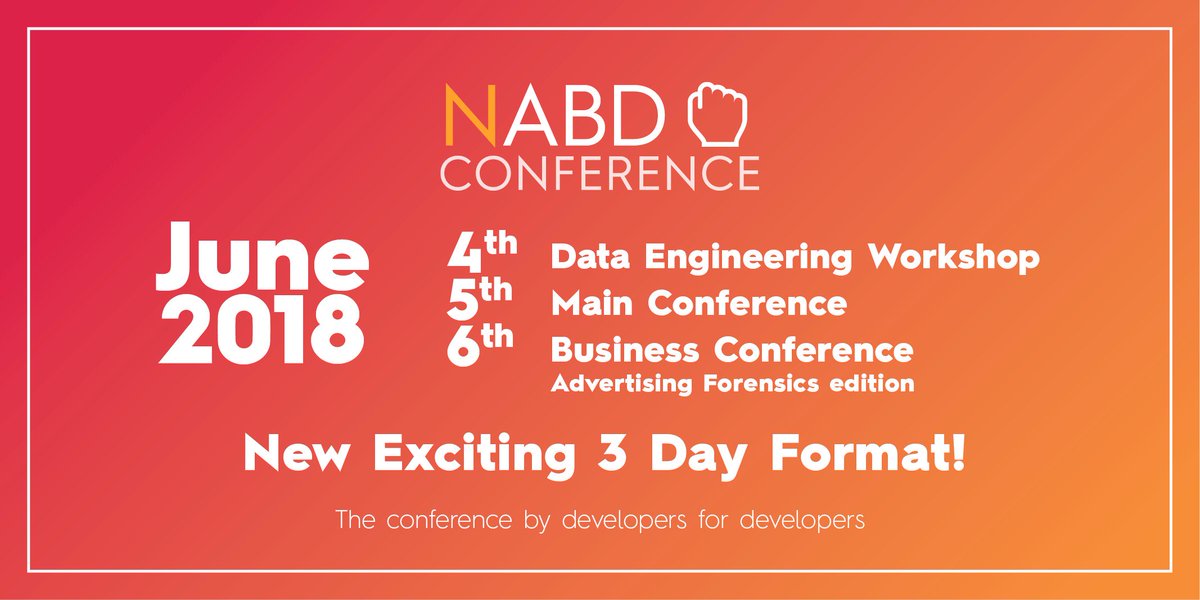 [Register now] Your favorite anti-conference is back and better than ever! Tickets on sale now! bit.ly/2JTOnHa #NABDConf