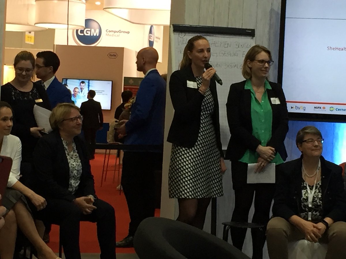 Großer Dank an unser „kleines Orga-Team“ <a href="/ProfThun/">Sylvia Thun</a> @EmilyAndrae <a href="/Bitkom_Health/">Bitkom_Health</a> Julia Hagen für diesen ersten #SheHealth Tag #conhIT2018