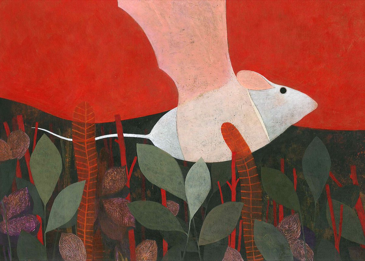AzafranAstarte's tweet photo. Simone Rea "Bat Mouse" https://t.co/7G631JyDy1