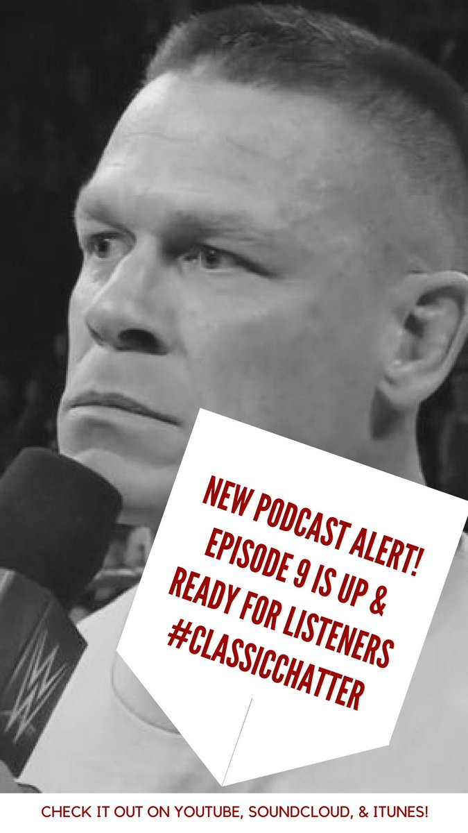 BritterFritter1's tweet photo. 🚨 NEW PODCAST 🚨 Is John Cena a robot? Listen to find out! #johncena #yodelkid #quietplace #classicchatter https://t.co/1utv3mWrMr https://t.co/RkqnZrTHJg