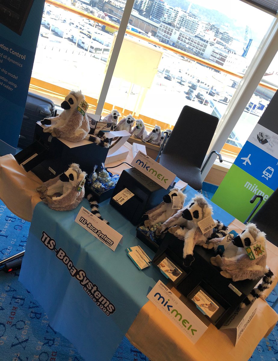 Leon and the Lemur-Pack enjoyed the grand opening of #Shippax 2018. They are waiting to meet everyone at the stand 3B.

Ask us for an offer and receive your Free Lemur today!

#tlsbocasystems #ferry #ticketing #rfid