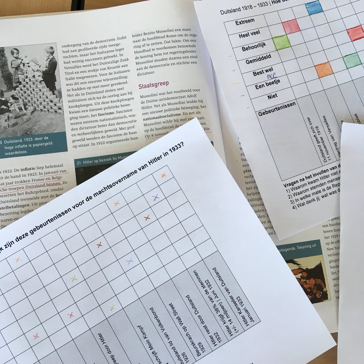 RJPoortvliet's tweet photo. Examentraining #vmbo4 - opkomst Hitler verklaren. https://t.co/EgAwO8z8Zj