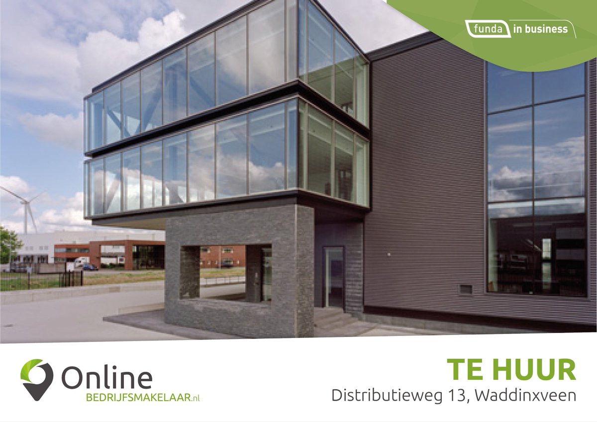 OnlineBOG's tweet photo. TE #HUUR  
Luxe #kantoorruimte beschikbaar op bedrijventerrein “Distripark Doelwijk” in #Waddinxveen. 

https://t.co/XXmAane3ex

#Interesse? Neem dan contact op met:
📧 info@onlinebedrijfsmakelaar.nl
📞 085-0201028 https://t.co/X4IXBv6zxM