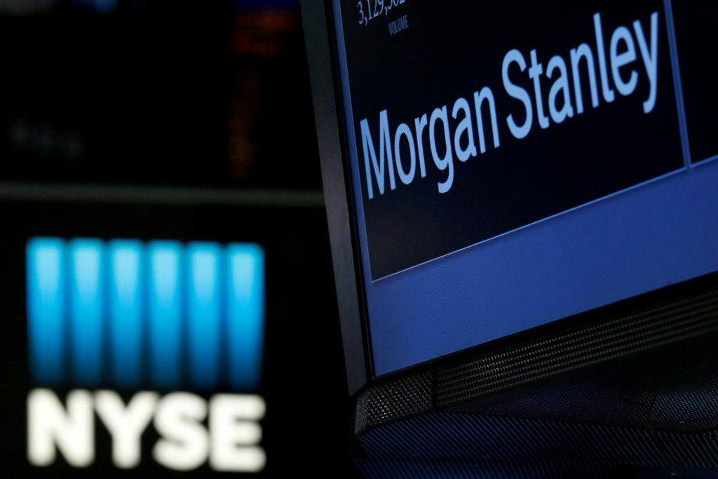 Reuters's tweet photo. Morgan Stanley profit jumps 40 percent on trading boost https://t.co/KrJzQE1x0O https://t.co/OMAlkWlyvX