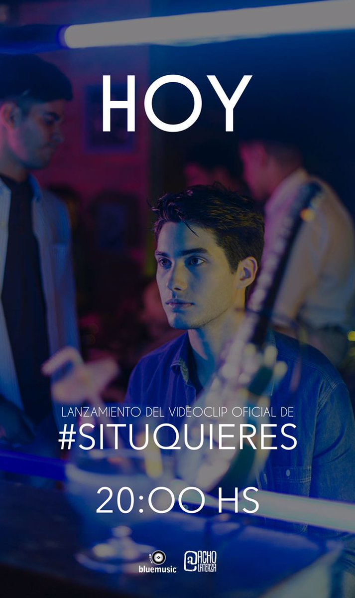 TeamLaterza's tweet photo. HOY 🎶🎉
#SiTuQuieres
@acholaterza https://t.co/P1apY7k691