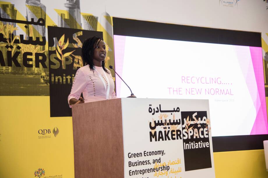 realwecyclers's tweet photo. Meet Mrs. @eniola_ayansola, She heads Customer Engagement unit &amp; is instrumental in driving our customer first policy. 

Yemisi recently represented us at the MAKERSPACE initiative Forum in Qatar @makerspaceqa #makerspaceqa. Read more on this here: https://t.co/oDO175MhYE 

#WCW https://t.co/gM9wN32BNC