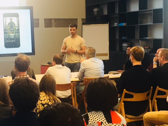 ClimateKIC_NL's tweet image. Up next startup @Gymeyesapp with a mobile app to improve your training and nutrition through video technology. #bootcamp #ckAccelerator #innovation