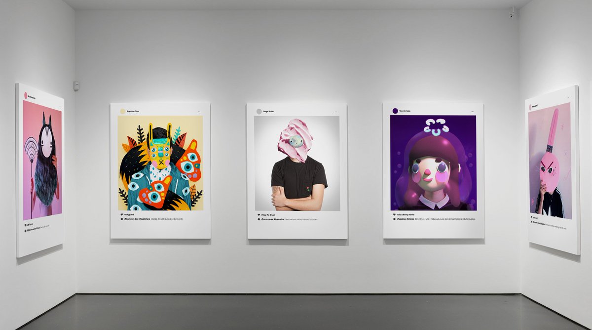 pictoplasma's tweet photo. We’re excited about this year’s #CharacterFaceOff exhibition in cooperation with @project1324, featuring 100 CharacterSelfies by young artists from around the globe (+ 5 awesome winners, awarded with a PictoFellowship)! #creativeimpact

Berlin, May 2-6 > https://t.co/woJW8uiAg5 https://t.co/9CNeD3Osvu