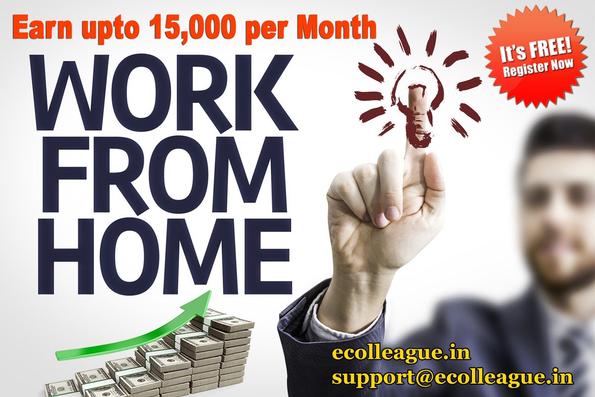 e_colleague's tweet photo. WORK FROM HOME - EARN MONTHLY 15,000

https://t.co/eFQYrDpRVc

#job #ecolleague #jobsearch #accountant #jobportal #jobs #chennai #home_job

Ecolleague No.1 Indian Job Portal.
Website: https://t.co/zz61rOCieX
Email: support@ecolleague.in https://t.co/yOjSudqEsf