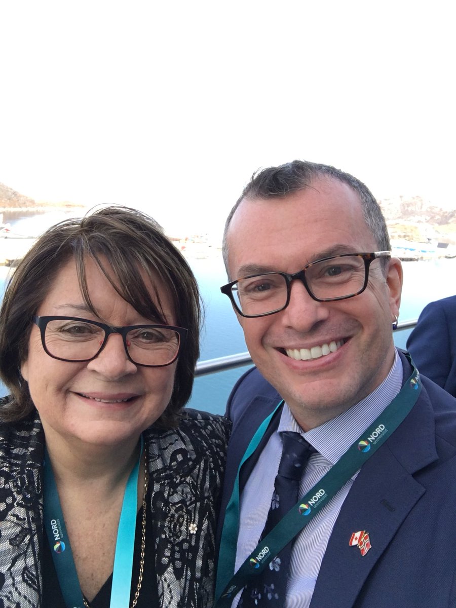 Arturmaks's tweet photo. An incredible honour to be with Canadian #arctic icon and the recipient of the High North Hero award - Mary Simon - at the @HNDialogue in Bodø #Norway https://t.co/YOgPAj7hV7