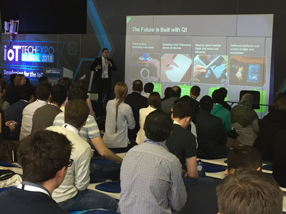 Our SVP of Strategy <a href="/tuukka_a/">Tuukka Ahoniemi</a> takes the stage at <a href="/iottechexpo/">IoT Tech Expo</a> discussing (Cross-)Platformitization and the Role of Software in IoT #BuiltWithQt #QtDev