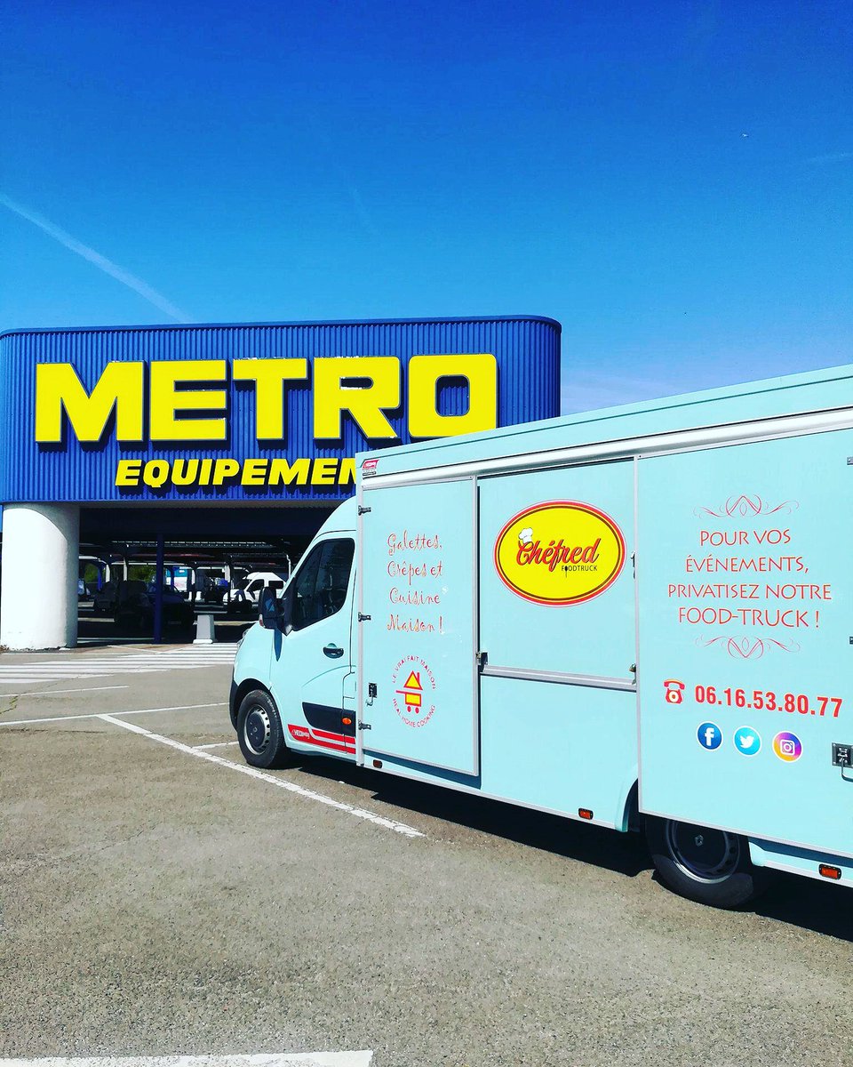 ChefredTruck's tweet photo. Rendez vous jeudi et vendredi sur le parking de métro de Villeneuve la garenne😉
#villeneuvelagarenne #metro #foodtruck #streetfood #galettes #crêpes https://t.co/Ig8vP0HpRH