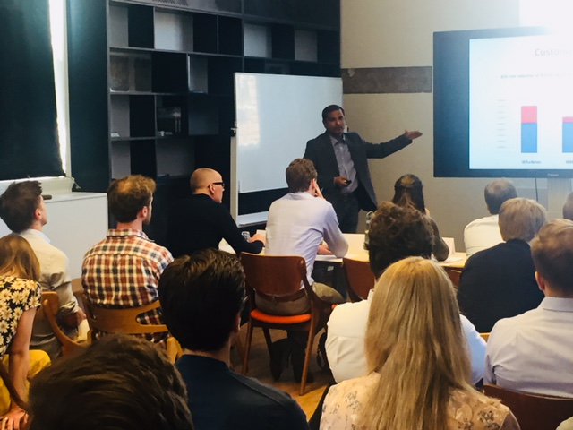 ClimateKIC_NL's tweet image. On stage now startup #CFDAlphaTech who developed a small scale, easily installable and cost effective wind energy converter. #Bootcamp #CKAccelerator #Innovation