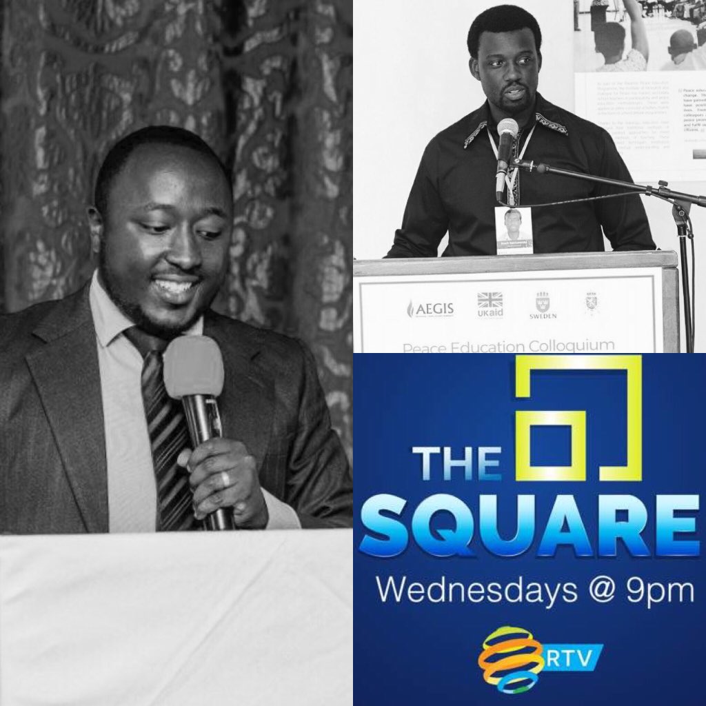 Our guests for tonight are 
Eric Mahoro, Head of Programs from <a href="/NARwanda/">Never Again Rwanda</a> &amp; Enoch Ssemuwemba, Education Manager from <a href="/Aegis_Trust/">Aegis Trust</a> #Rwanda. Topic: Educating Rwandan Youth on the Genocide against the Tutsi as a Tool of Prevention. #TheSquareRw #Kwibuka24