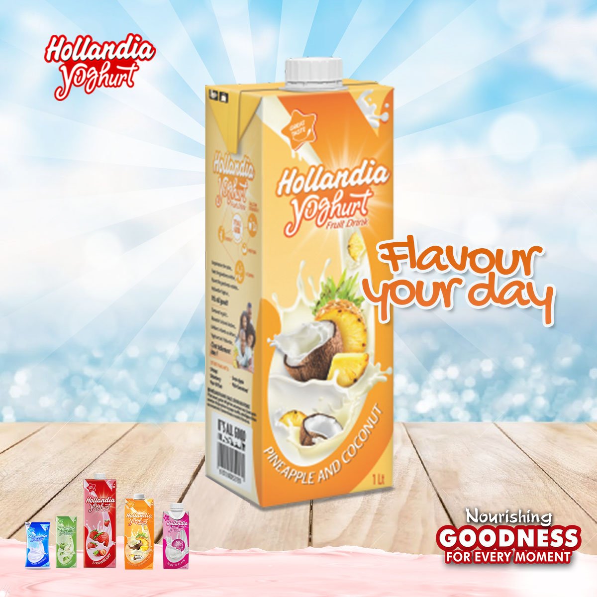 hollandia_ng's tweet photo. When life gives you Wednesday, flavour it with healthy Hollandia Yogurt, and enjoy a day as sweet as you. 
#AllRoundYou 
#HealthyDrink 
#HollandiaYoghurt https://t.co/xfIl4PPMx3