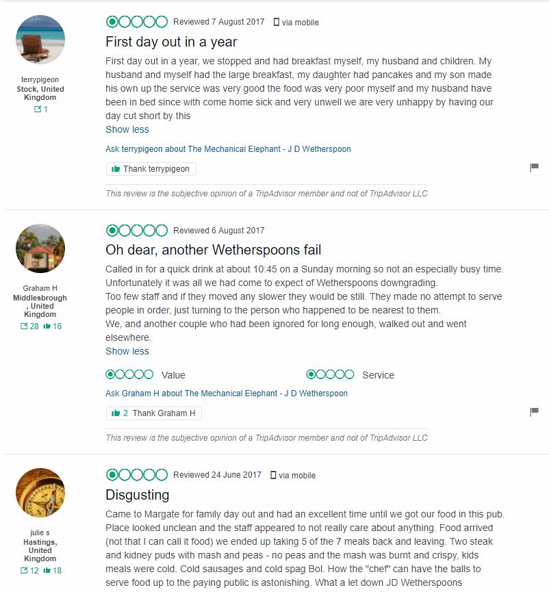 NO MORE PLEASE! Come back EU staff! New manager needed quick at the The Mechanical Elephant Brexit in Margate!