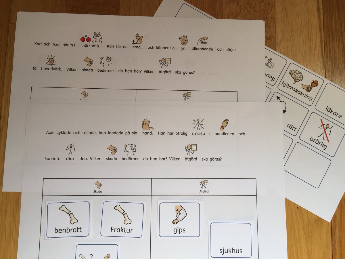 Sprakom's tweet image. Ett möjligt sätt att nå kunskapskrav genom AKK #bildstöd #widgit