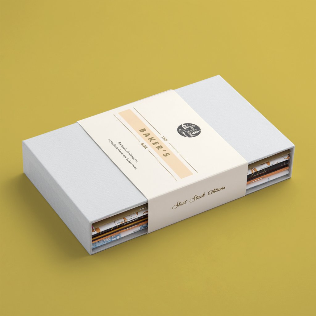 Gift idea! Our Baker's Box features six editions on ingredients that are essential to every baker. (Hint hint, great for Mother's Day, graduation gifts, shower gifts, and more.)  Available at shortstackeditions.com