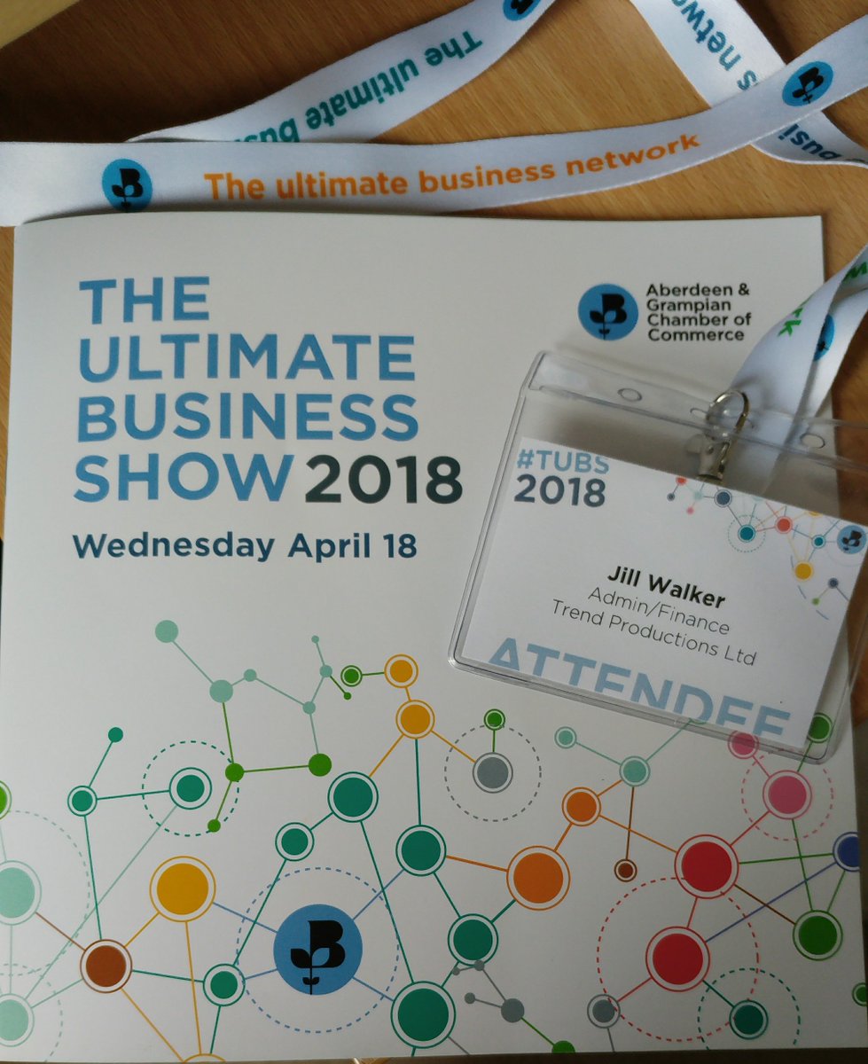 TrendAberdeen's tweet photo. The Trend team are just back from visiting this years Aberdeen & Grampian Chamber of Commerce - The Ultimate Business Show 2018. We enjoyed our morning of networking and sitting in on some of the seminars.
#tubs2018 #agcc #networking #trendaberdeen #trendevents #oldandnewfaces https://t.co/BNbWprzd2Q