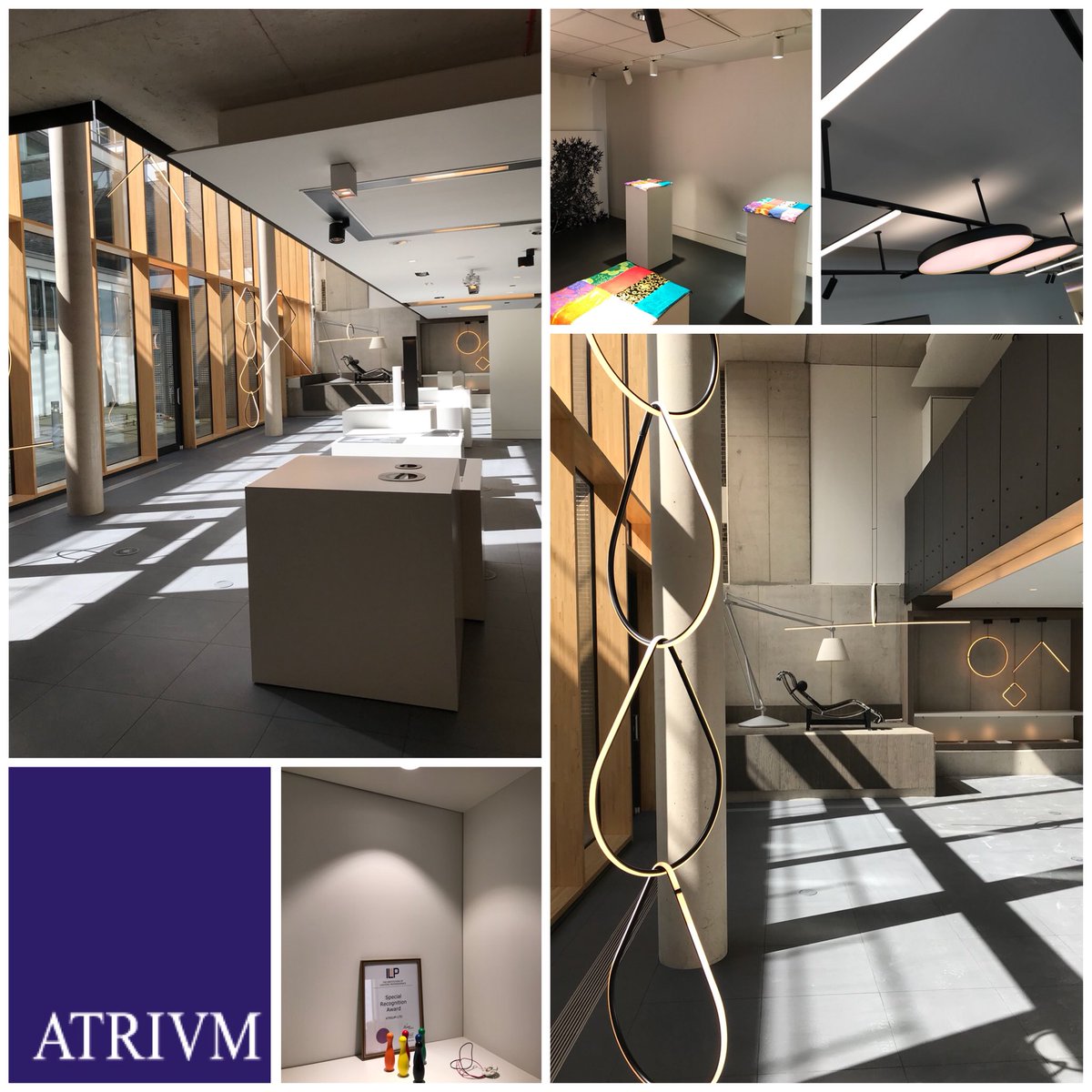 DESIGNPLUSLIGHT's tweet photo. Thank you @Atrium_ltd for a look around your wonderful showroom this morning....... #AtriumLighting #London #Lighting #LightFixtures #LightingDesign https://t.co/FTykXncsyD