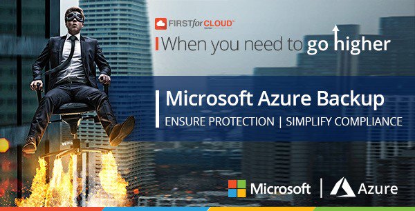 First4Cloud's tweet image. "Azure Backup is the Azure-based service you can use to backup (or protect) and restore your data in the Microsoft cloud." Offer Your Customer Data Protection With A Cloud-Based Backup As A Service. Contact Bongani at bongani.buthelezi@firstdistribution.co.za to find out more.
